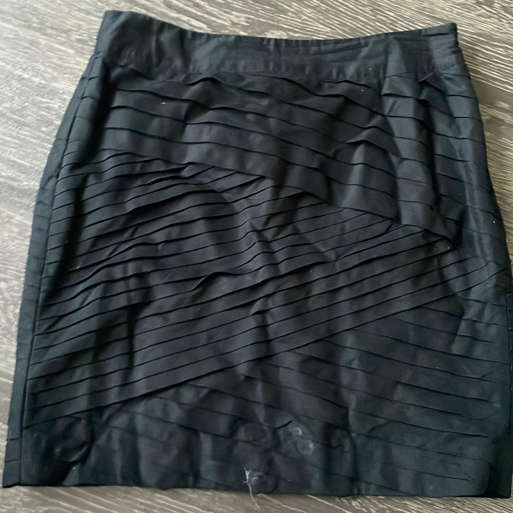 Pleated mini skirt